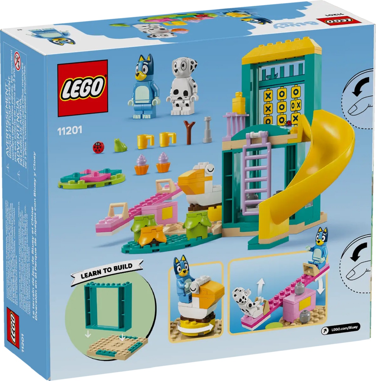 Lego Bluey. Distractie la locul de joaca cu Blue si Chloe