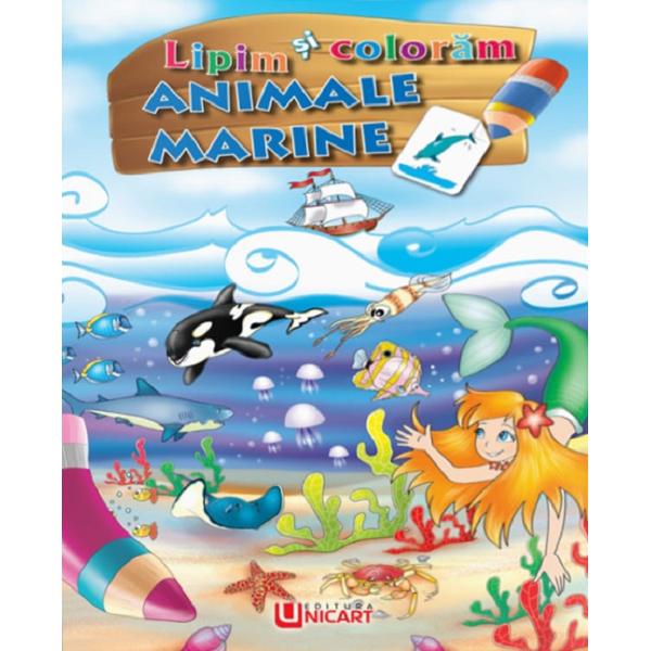 Lipim si coloram. Animale marine