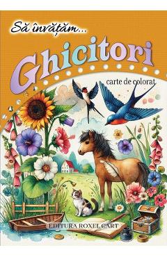 Poza produsului Sa invatam ghicitori. Carte de colorat