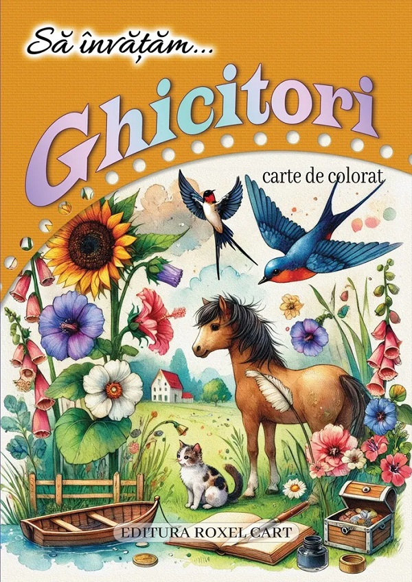 Sa invatam ghicitori. Carte de colorat