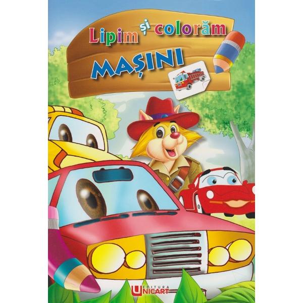 Lipim si coloram. Masini