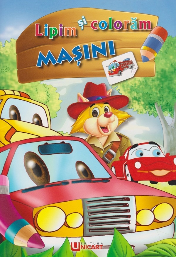 Lipim si coloram. Masini