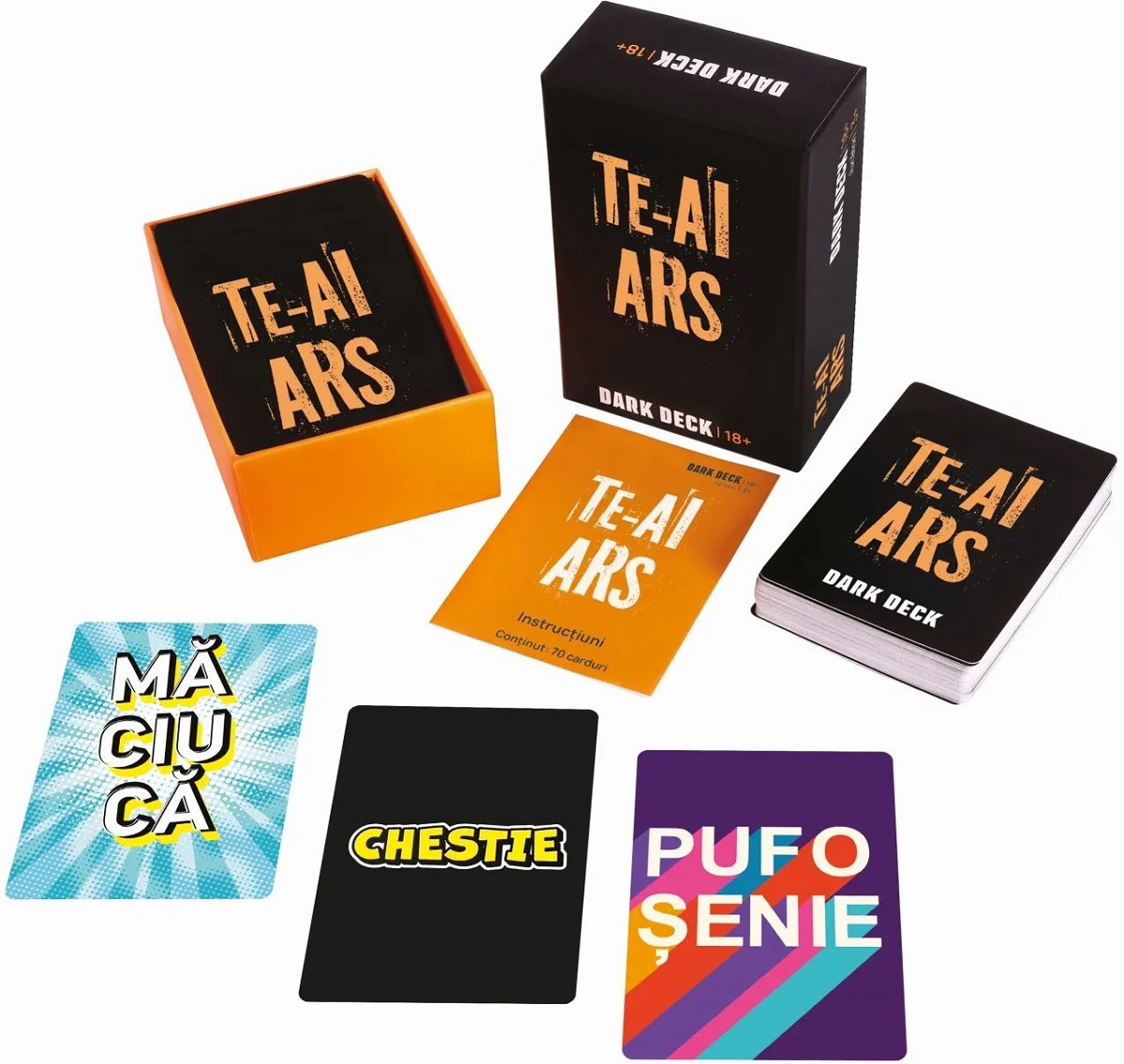 Joc de carti pentru adulti: Te-ai ars. Dark Deck