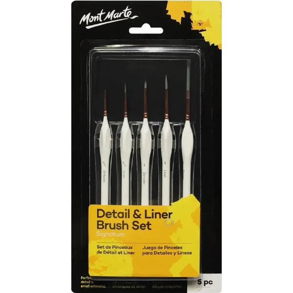 Set pensule detalii + linere