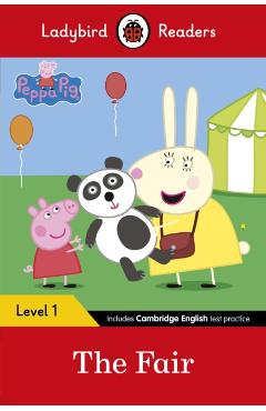 Coperta cărții 'Ladybird Readers Level 1 - Peppa Pig - The Fair (ELT Graded Reader) -'