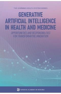 Coperta cărții 'Generative Artificial Intelligence in Health and Medicine -'