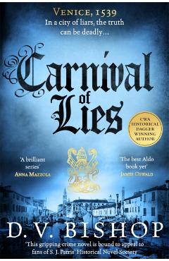 Coperta cărții 'Carnival of Lies - D. V. Bishop'
