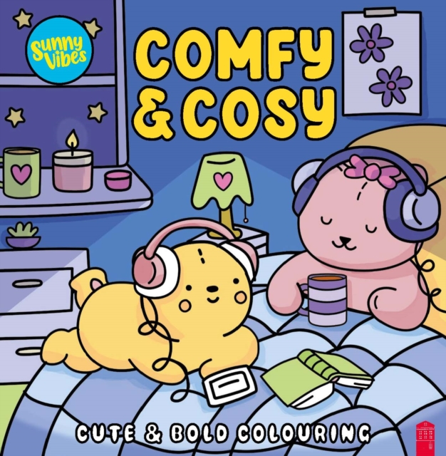 Coperta cărții 'Comfy and Cosy. Colouring Book'