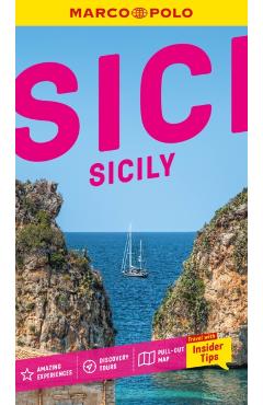 Coperta cărții 'Sicily Marco Polo Pocket Travel Guide - with pull out map -'
