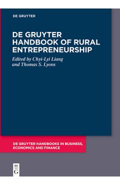 Poza produsului de Gruyter Handbook of Rural Entrepreneurship - 