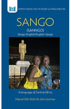 Coperta cărții 'Sango-English/ English-Sango Dictionary & Phrasebook - Marcel Diki-kidiri'