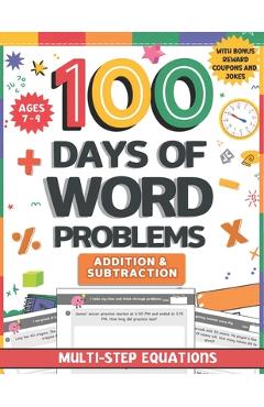 Poza produsului 100 Days of 2nd Grade Word Problems: Daily Fun Addition and Subtraction Practice Math Equations Boost Problem-Solving Skills with Real-Life Scenarios - The Homeschool Academy