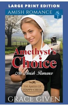 Coperta cărții 'Amethyst's Choice: Large Print Edition - Grace Given'