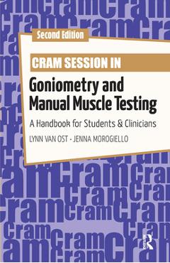 Poza produsului Cram Session in Goniometry and Manual Muscle Testing: A Handbook for Students and Clinicians - Lynn Van Ost