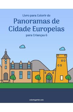 Poza produsului Livro para Colorir de Panoramas de Cidade Europeias para Crianças 6 - Nick Snels