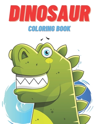 Dinosaur Coloring Book: Jumbo Kids Coloring Book With Dinosaur Facts Paperback - Azeuo Azeuo