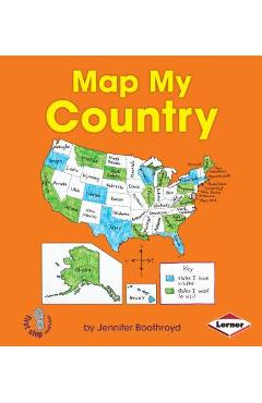 Poza produsului Map My Country - Jennifer Boothroyd