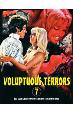 Coperta cărții 'Voluptuous Terrors, Volume 7: 120 Cult & Exploitation Film Posters From Italy - G. H. Janus'