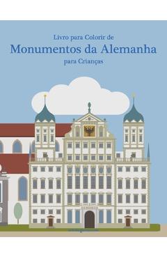 Poza produsului Livro para Colorir de Monumentos da Alemanha para Crianças - Nick Snels
