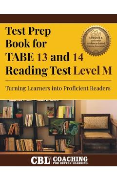 Coperta cărții 'Test Prep Book for TABE 13 and 14 Reading Test Level M -'