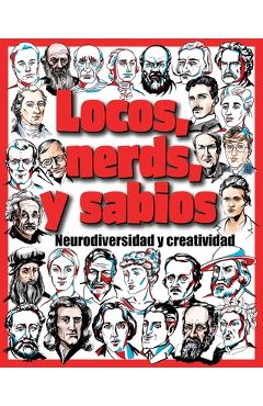 Coperta cărții 'Locos, nerds y sabios: Neurodiversidad y creatividad - Jimmy Huston'