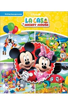 Coperta cărții 'Disney Junior La Casa de Mickey Mouse Clubhouse (Mickey Mouse Clubhouse): Mi Primer Busca Y Encuentra (First Look and'