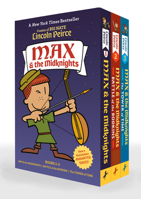 Max and the Midknights Paperback 3-Book Boxed Set: Max and the Midknights; Max and the Midknights: Battle of the Bodkins; Max and the Midknights: The - Lincoln Peirce