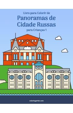 Poza produsului Livro para Colorir de Panoramas de Cidade Russas para Crianças 1 - Nick Snels