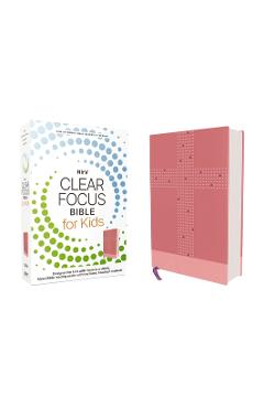 Poza produsului Nirv, Clear Focus Bible for Kids (Help Kids with ADHD or Dyslexia Read with Confidence), Leathersoft, Pink: Help Kids with ADHD or Dyslexia Read with - 