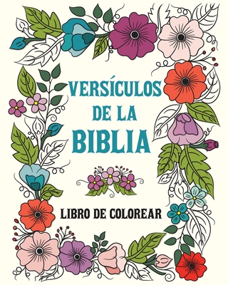 Coperta cărții 'Versículos de la Biblia Libro de Colorear para Adultos y Adolescentes: 49 Citas Inspiradoras de las Escrituras - Marc'