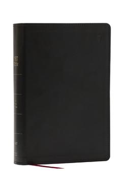 Coperta cărții 'Net Bible, Full Notes Edition (Net, Black Leathersoft, Comfort Print): Holy Bible -'