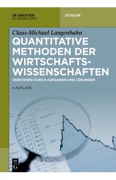 Coperta cărții 'Quantitative Methoden der Wirtschaftswissenschaften - Claus-michael Langenbahn'