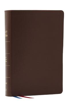 Coperta cărții 'Net Bible, Full Notes Edition (Net, Brown Genuine Leather, Comfort Print): Holy Bible -'