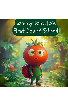 Coperta cărții 'Tommy Tomato's First Day of School: First Day of School for kids 4-6 years old (Back to school) - Chloe Bennet'