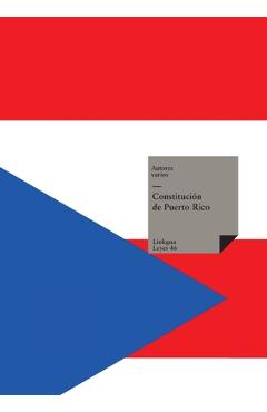 Coperta cărții 'Constitución de Puerto Rico - Autores Varios'