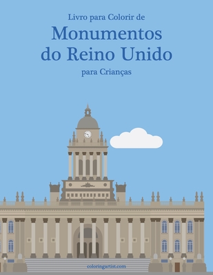 Livro para Colorir de Monumentos do Reino Unido para Crianças - Nick Snels