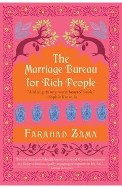 Coperta cărții 'The Marriage Bureau for Rich People - Farahad Zama'