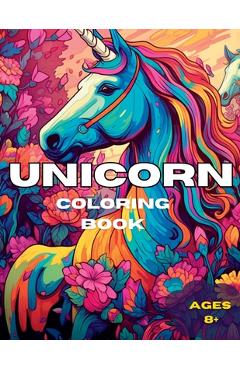 Poza produsului Unicorn Coloring Book: Sparkle, Shine, Enjoy - Sage Drip
