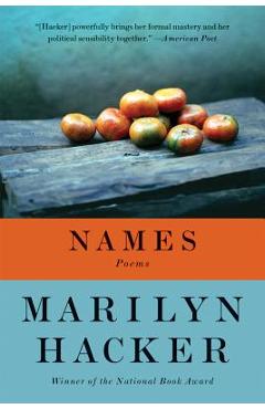 Coperta cărții 'Names - Marilyn Hacker'