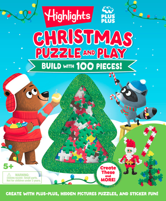 Christmas Puzzle and Play: Build with 100 Pieces! - 