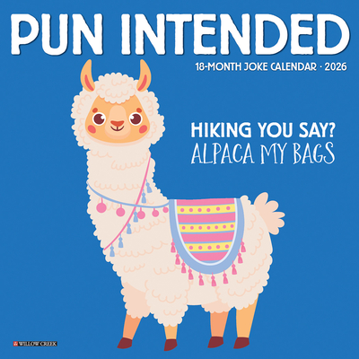 Pun Intended 2026 7 X 7 Mini Wall Calendar -