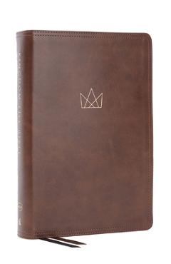 Coperta cărții 'Kingdom Life Bible: Joining God's Mission to Save the World (Nkjv, Brown Leathersoft, Red Letter, Comfort Print) -'