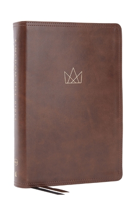 Kingdom Life Bible: Joining God's Mission to Save the World (Nkjv, Brown Leathersoft, Red Letter, Comfort Print) -
