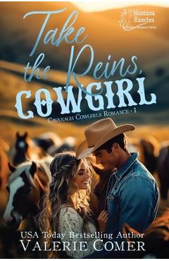 Coperta cărții 'Take the Reins, Cowgirl: a secret crush, twin bond Montana Ranches Christian Romance - Valerie Comer'