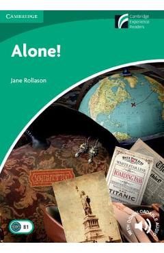 Coperta cărții 'Alone! Level 3 Lower-Intermediate - Jane Rollason'