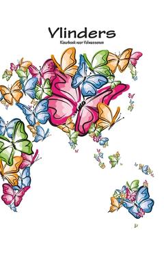 Coperta cărții 'Vlinders Kleurboek voor Volwassenen 1 - Nick Snels'