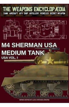 Coperta cărții 'Sherman USA medium tank - USA Vol. I - Luca Stefano Cristini'
