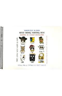 Imaginea produsului 'Album de colorat reutilizabil: Pisici'