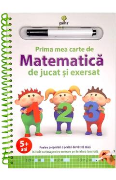 Poza produsului Prima mea carte de matematica de jucat si exersat 5 ani+