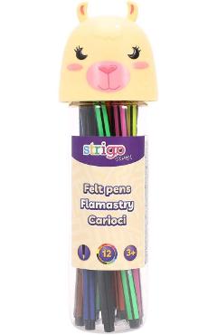 Imaginea produsului 'Set 12 carioci lavabile: Lama'